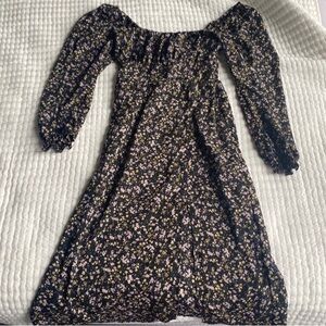 Floral summer spring milkmaid fairy core cottage core dress